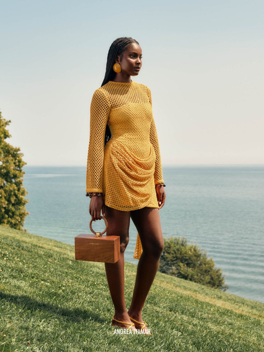 Mustard Egu Crochet Dress – Industrie Africa