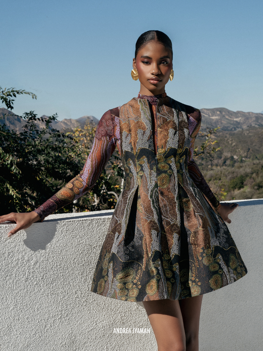 Venti Jacquard Dress – Industrie Africa