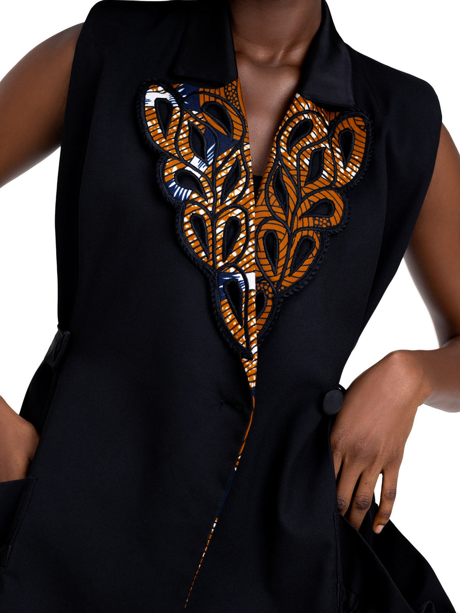 Christie Brown Embroidered Vest Industrie Africa