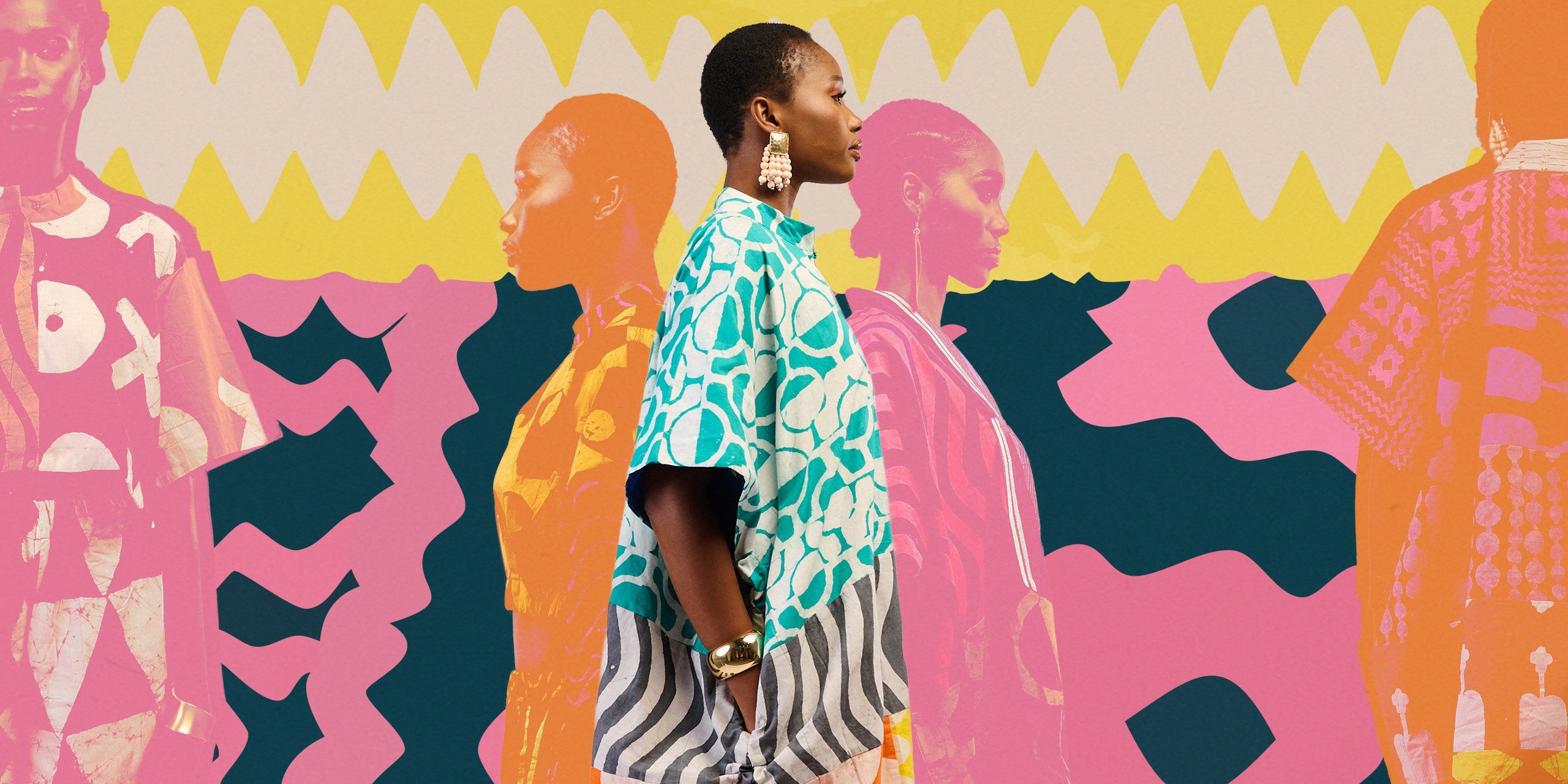 Dye Lab Industrie Africa SS25 Summer Outfit Colorful Outfit Handcrafted Ethical Luxury