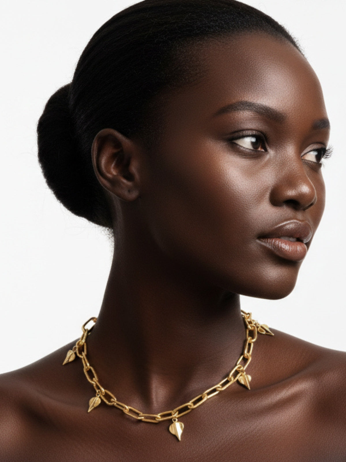 Gold Tembo Charm Necklace