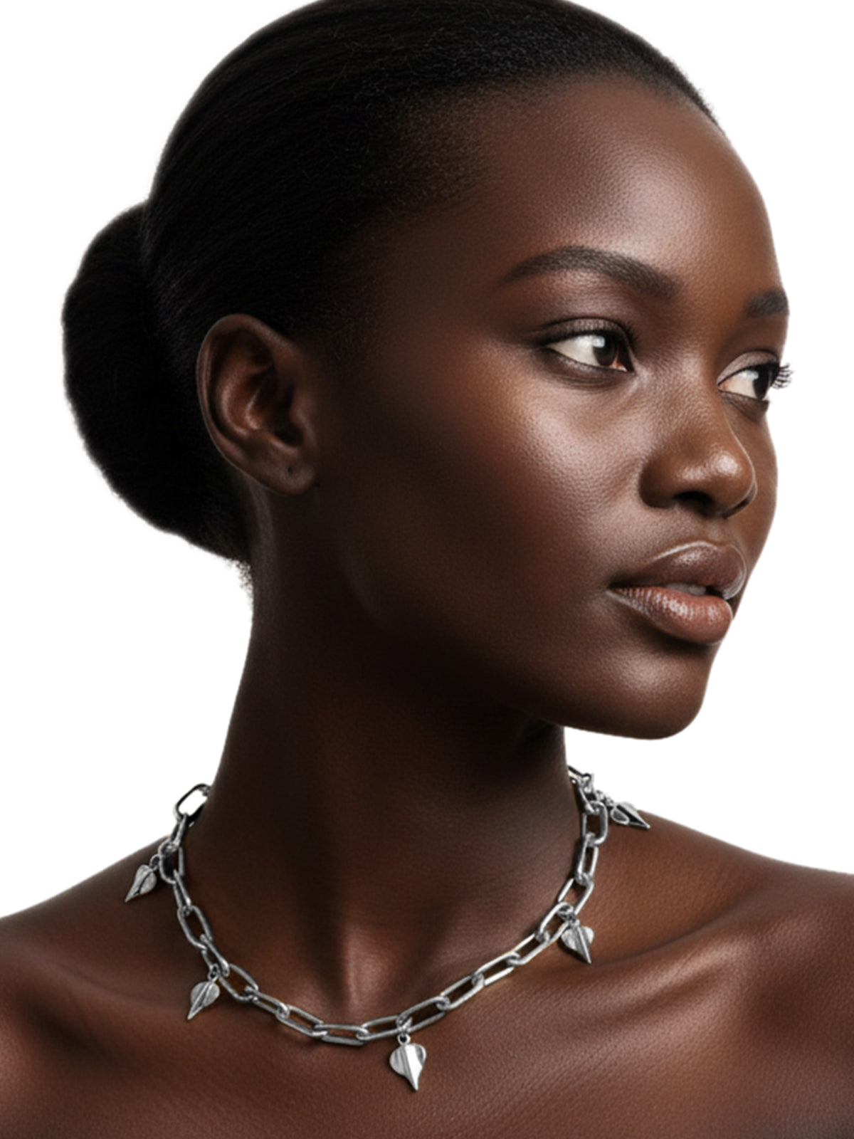 Silver Tembo Charm Necklace