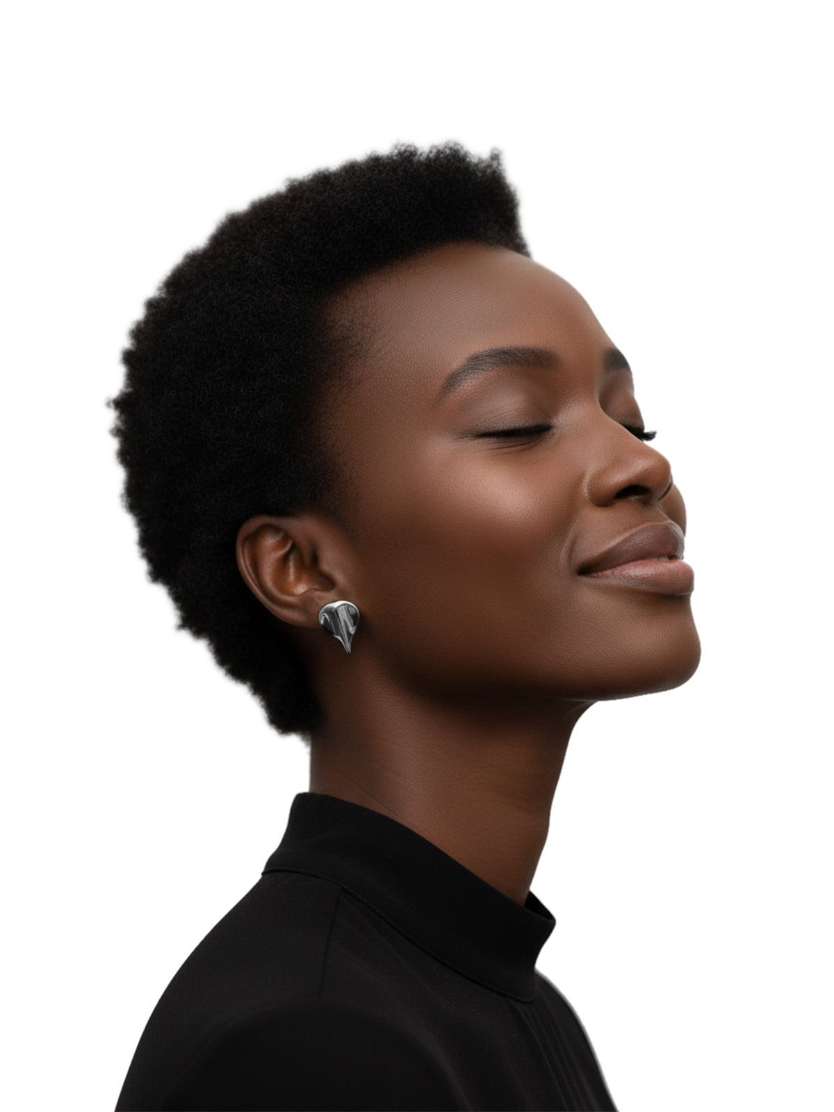 Silver Tembo Stud Earrings