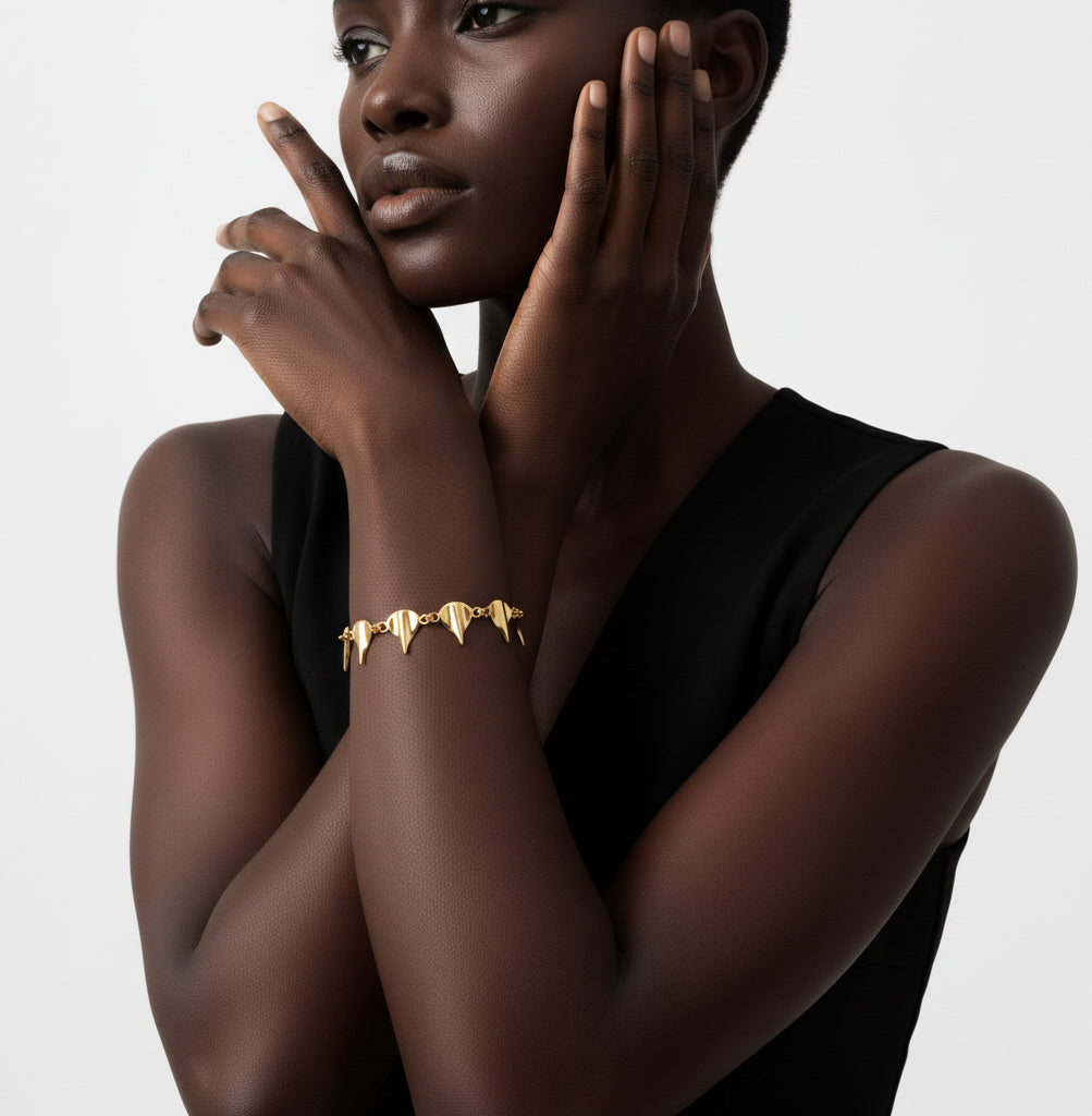 Gold Tembo Link Bracelet