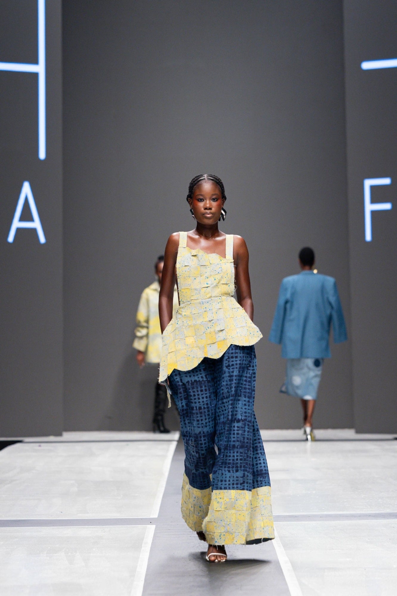 Half-Woven Dungarees