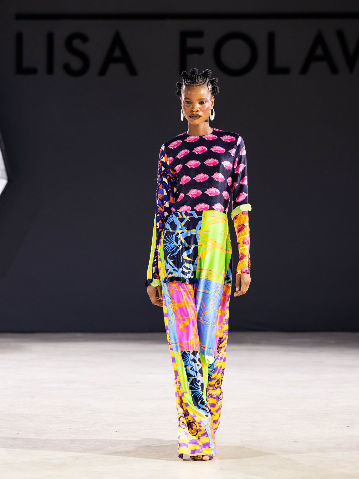 Corn Print Maxi Dress