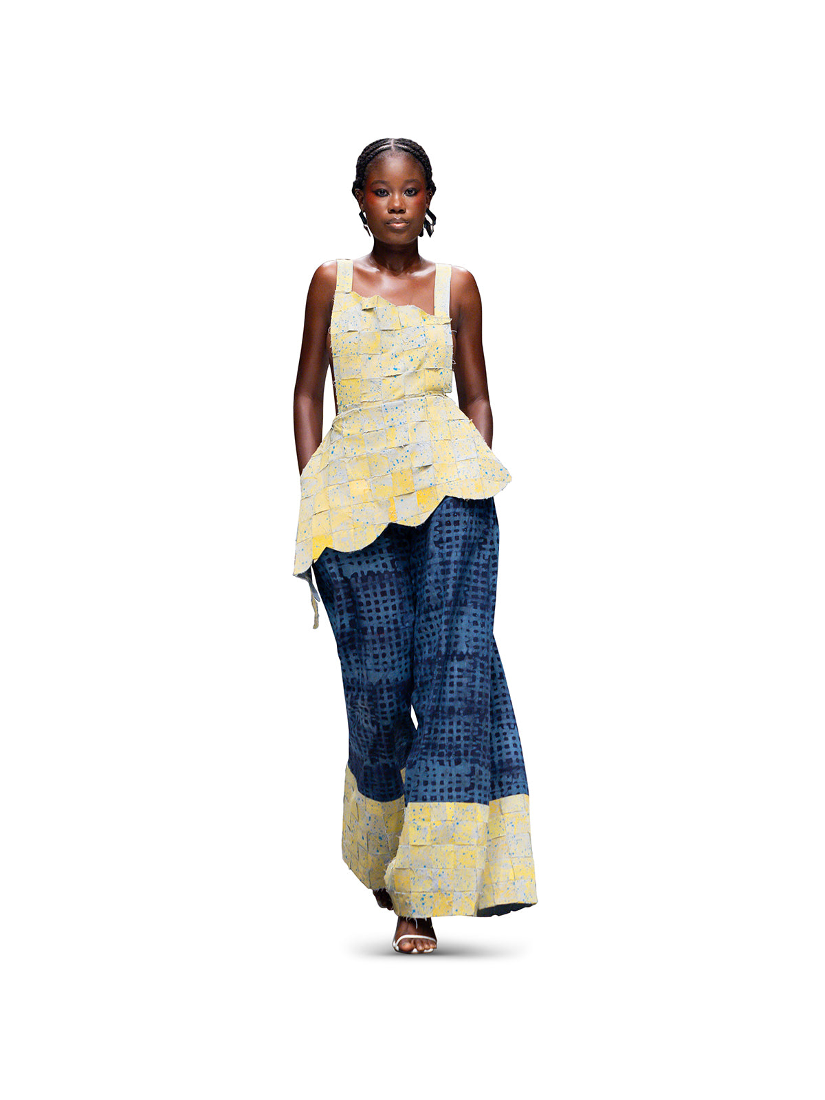 Half-Woven Dungarees