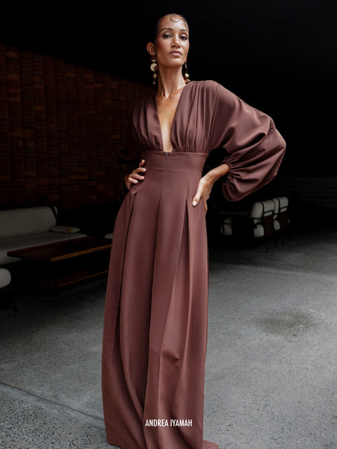 Zera Bubble Sleeve Jumpsuit