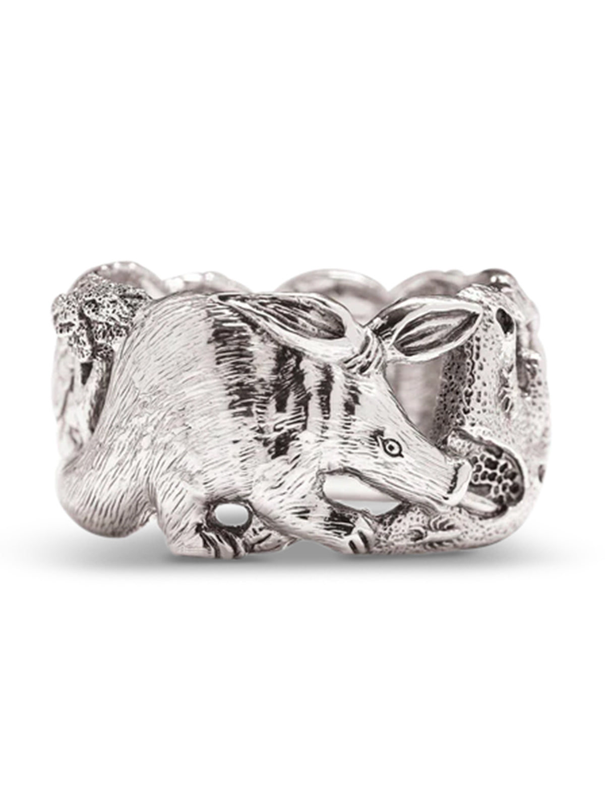 Aardvark and Pangolin Napkin Ring