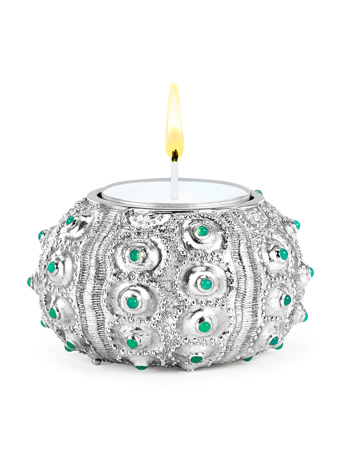 Chrysoprase Sea Urchin Tea Light