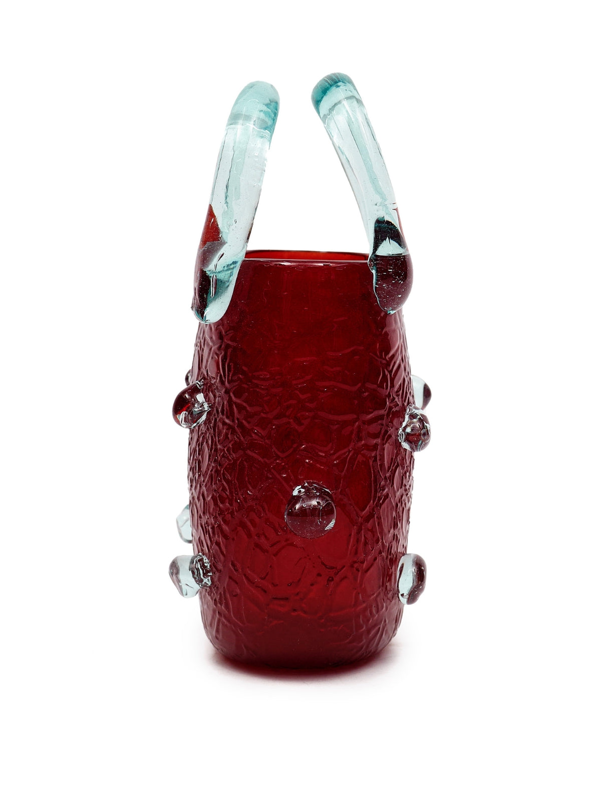 Red Glass Cracked Bag