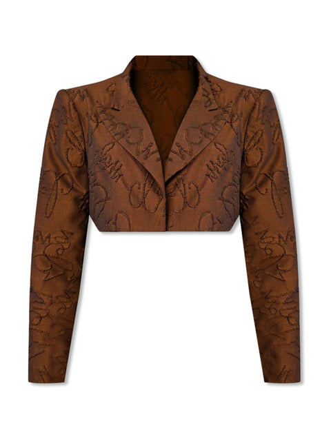 Cora Brown Signature Crop Jacket