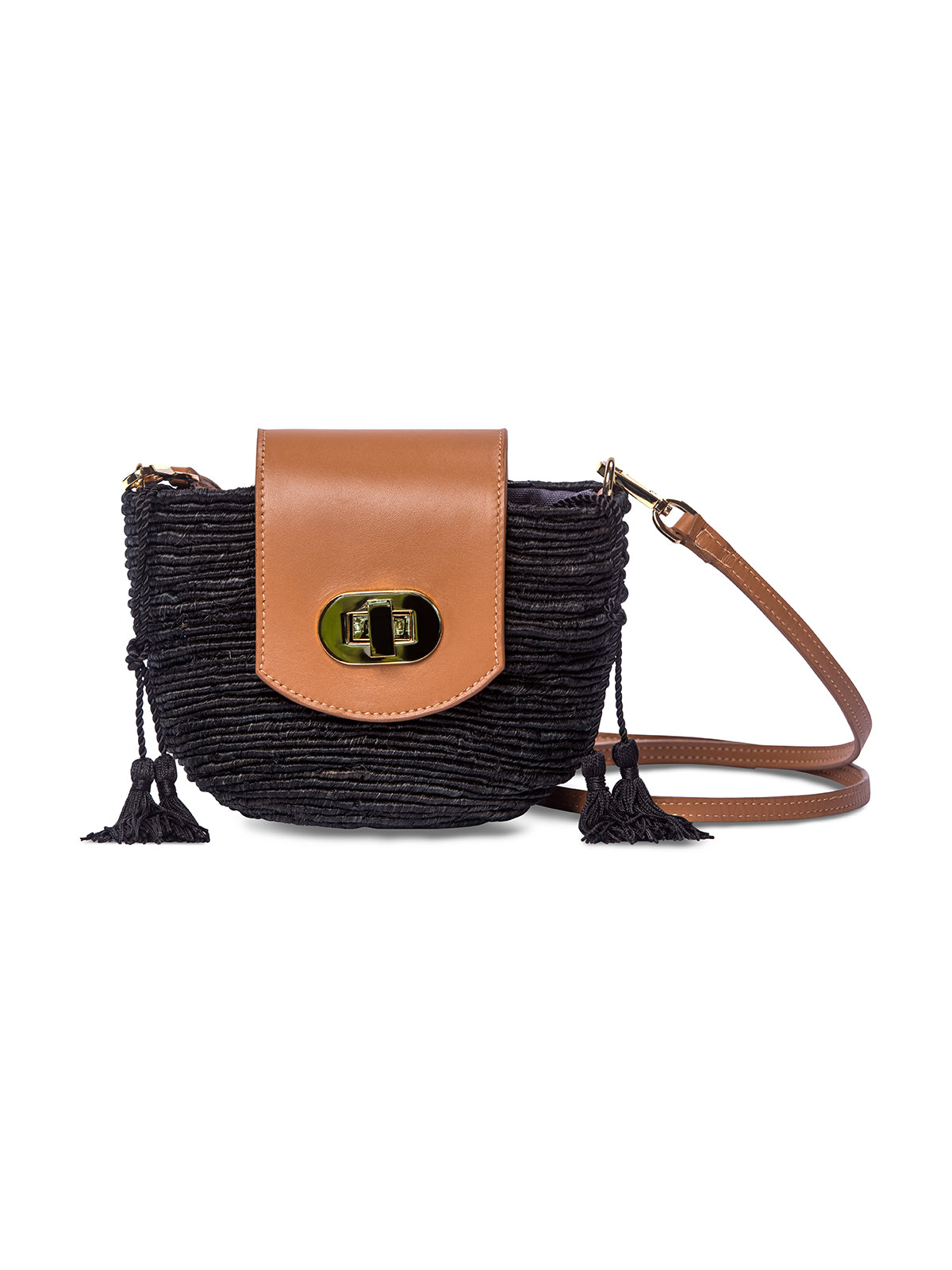 Black and Tan Coco Bag