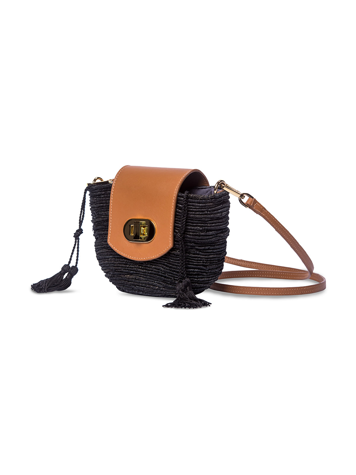Black and Tan Coco Bag