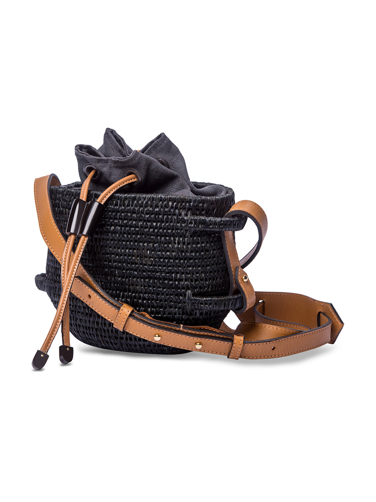 Black Thembi Basket Bag