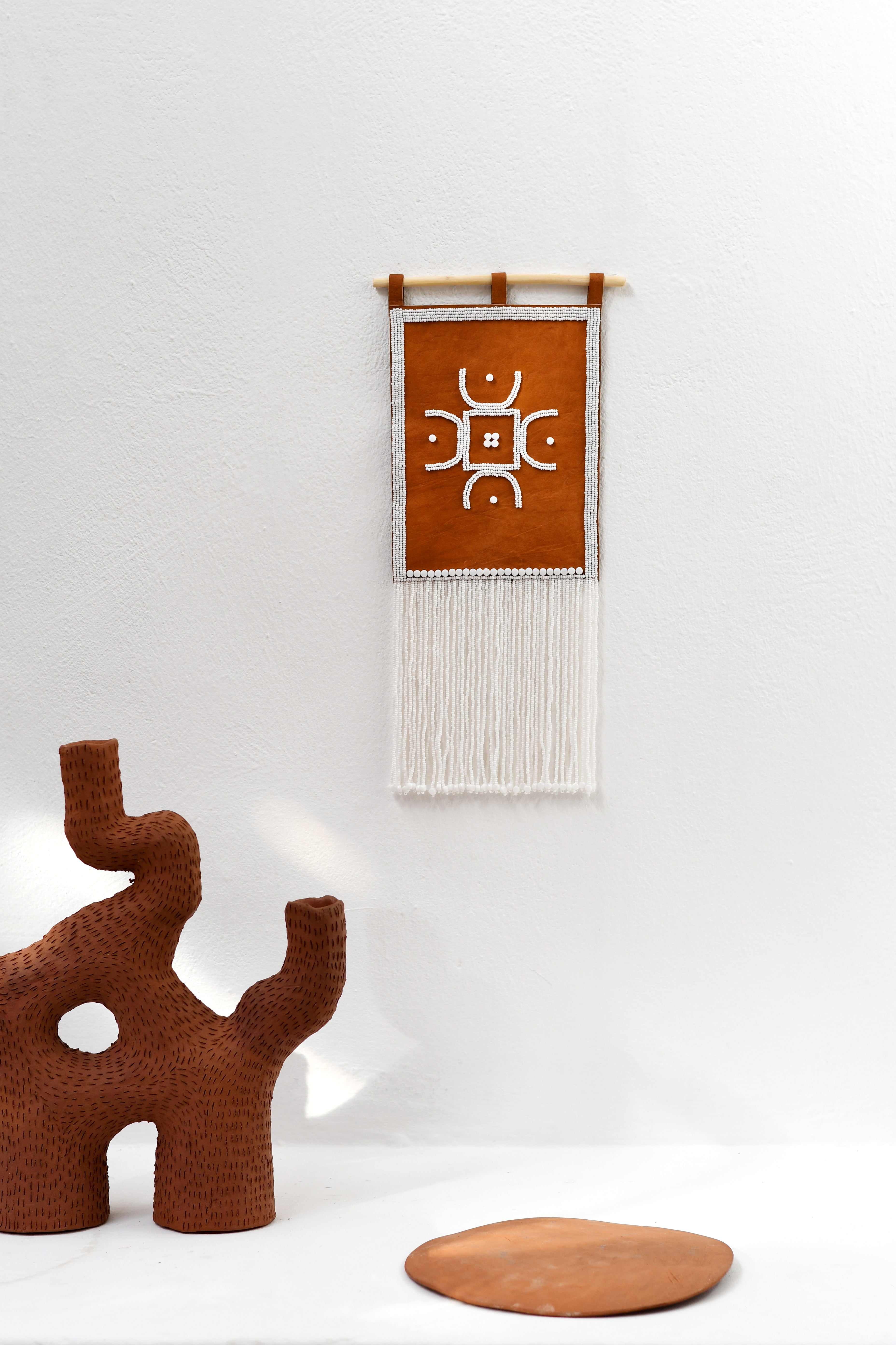 Small Cameroon Leather Wall Hanging