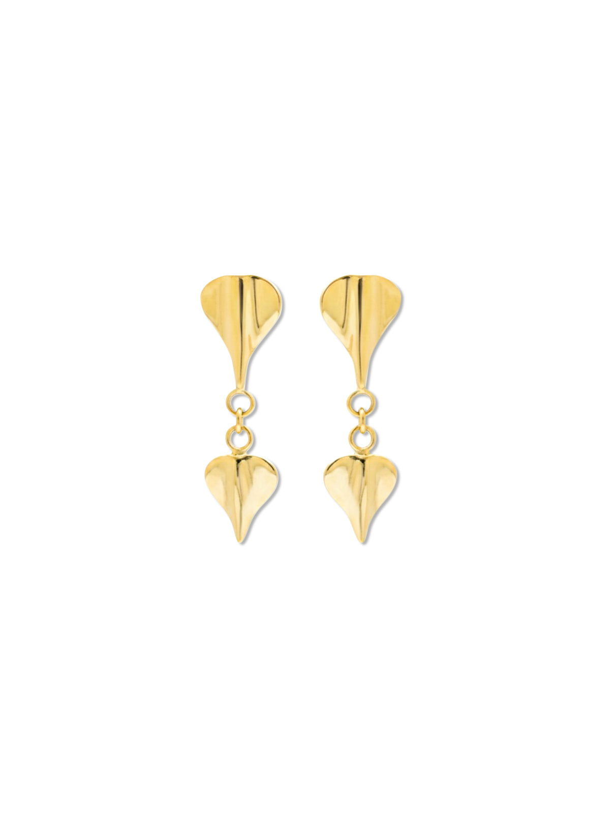 Gold Tembo Two-Drop Earrings
