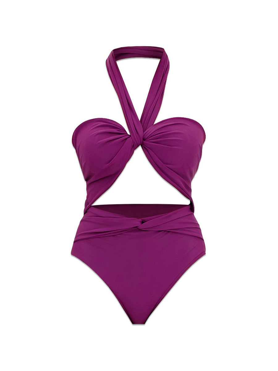 Andrea Iyamah Purple Amina Swimsuit – Industrie Africa