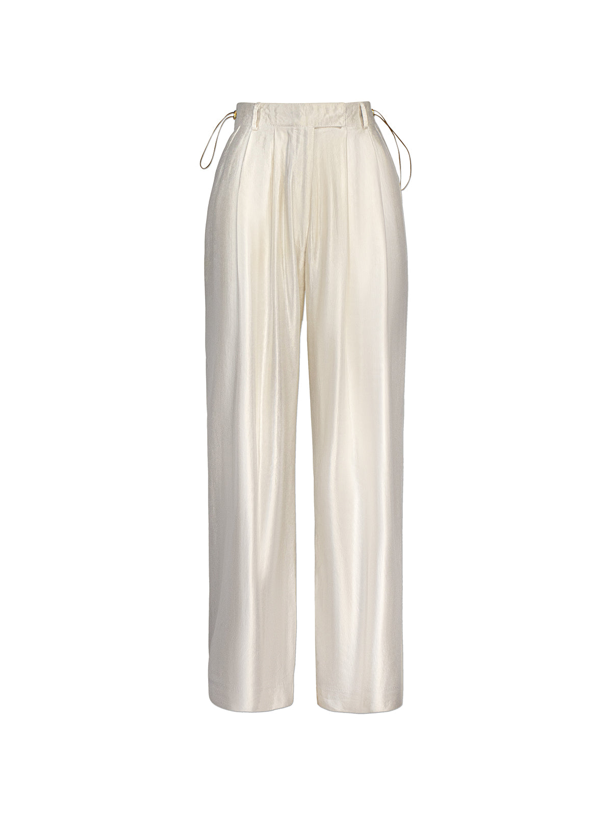 Flared Wide-Leg Tailored Pants