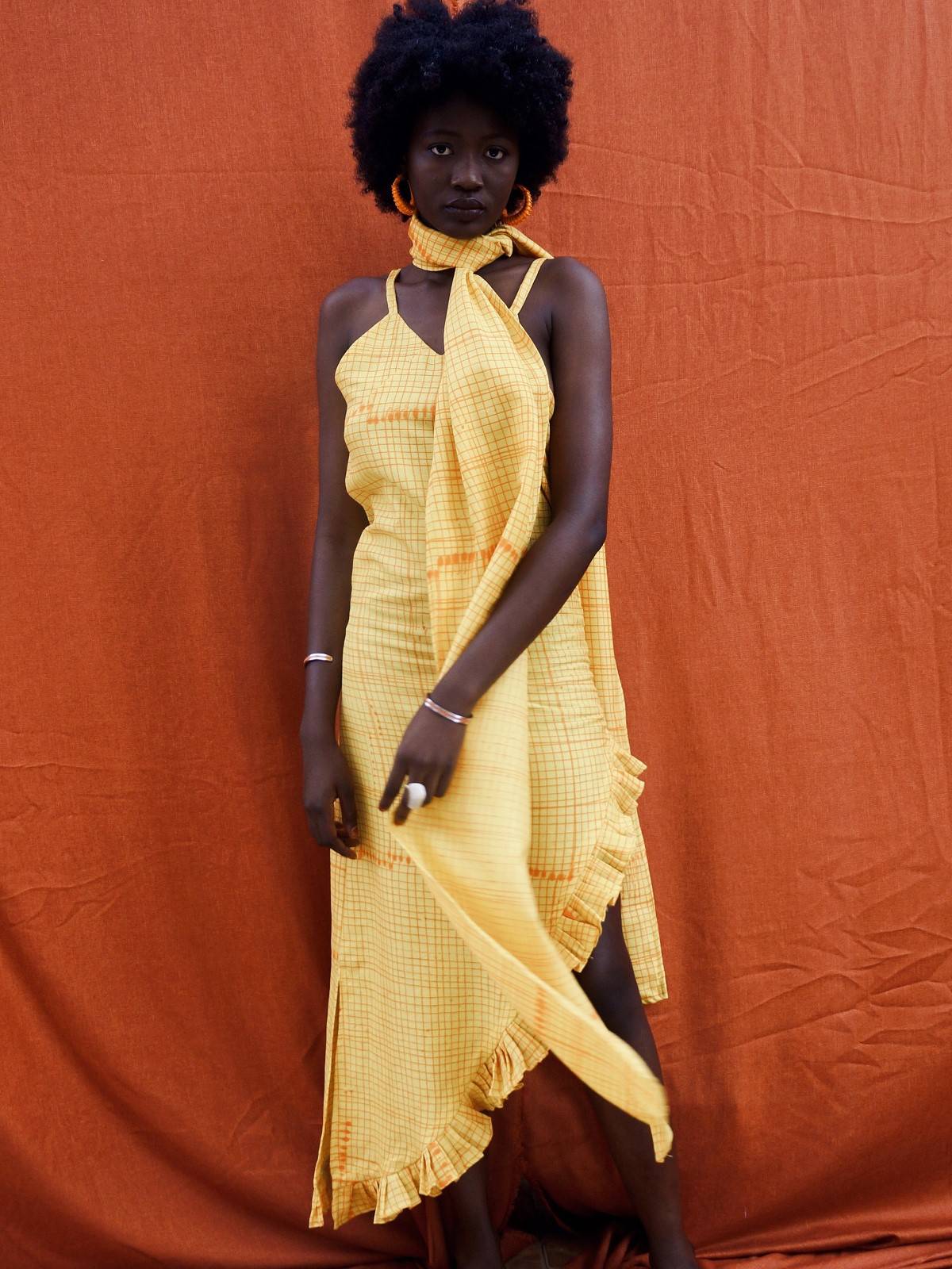 Yellow Seleti Dress