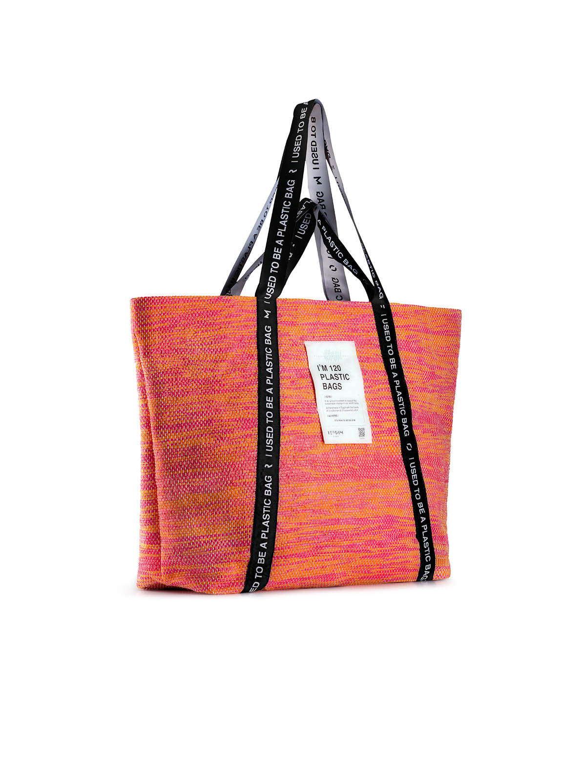 Rebel Tote Bag in Pink and Orange